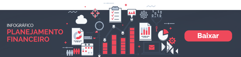 Infográfico de planejamento financeiro.