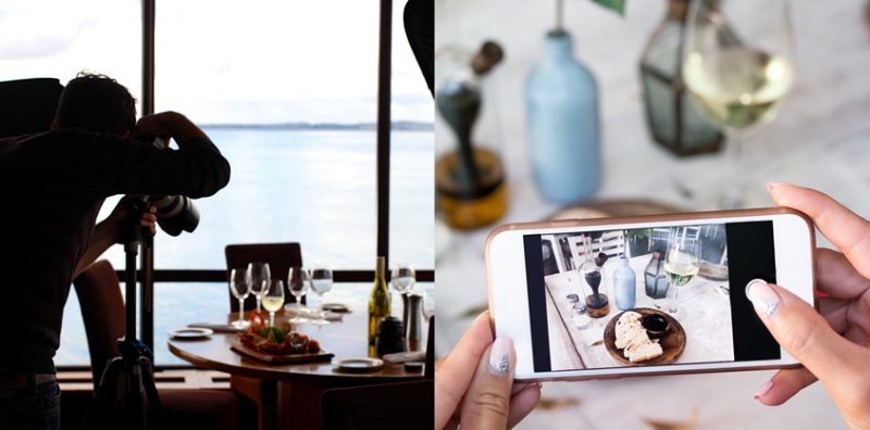 Melhor equipamento para tirar fotografias para restaurantes